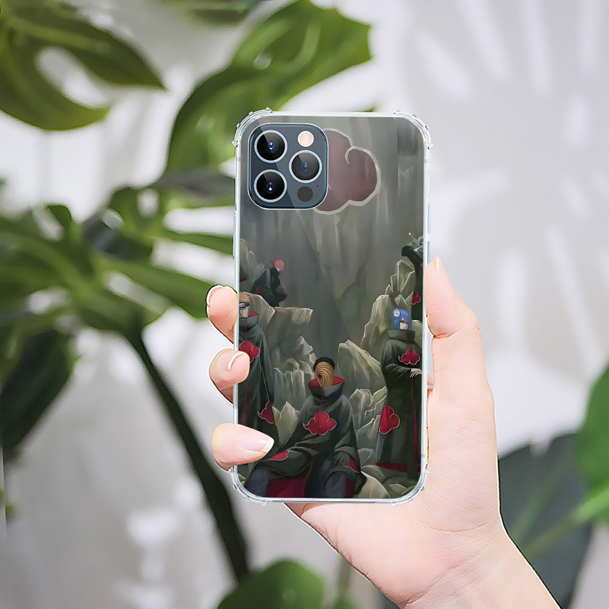 （画像用） NARUTO -ナルト- NARUTO -ナルト- 疾風伝 【iPhone 12シリーズ対応】透明スマホケース（クリアソフトケース）